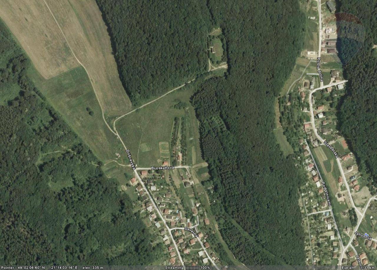 Investičný pozemok na výstavbu rodinných domov v Prešove - Dúbrava na predaj