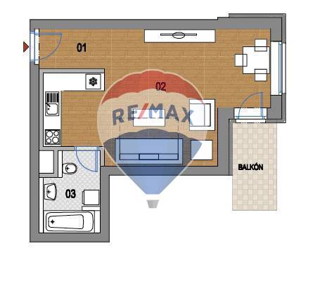 PREDAJ Novostavba (1 izbový byt) 38,7m2, Spišská Nová Ves centrum